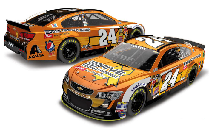 Jeff Gordon #24 AARP Drive to End Hunger 2013 SS 1 of 5 000 C243821ehjg Action for sale online 
