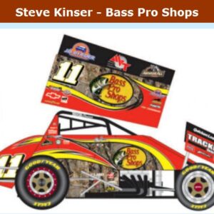 Steve Kinser 2012 1/18 Sprint Car Bass Pro Shops.