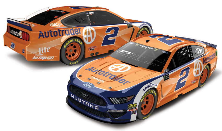 Brad Keselowski 2019 Lionel Collectibles #2 Autotrader Ford Mustang 1/64 FREE 