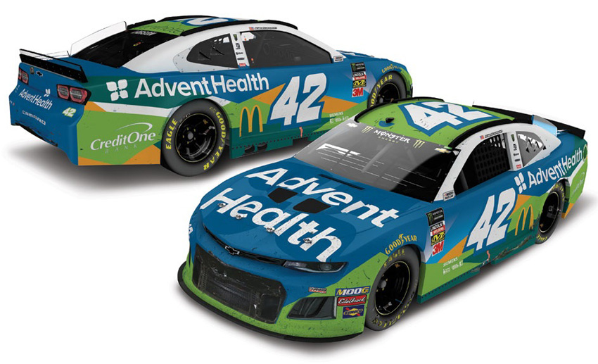 Kyle Larson 2019 Advent Health All Star Race Win 1/24 Die Cast IN STOCK 