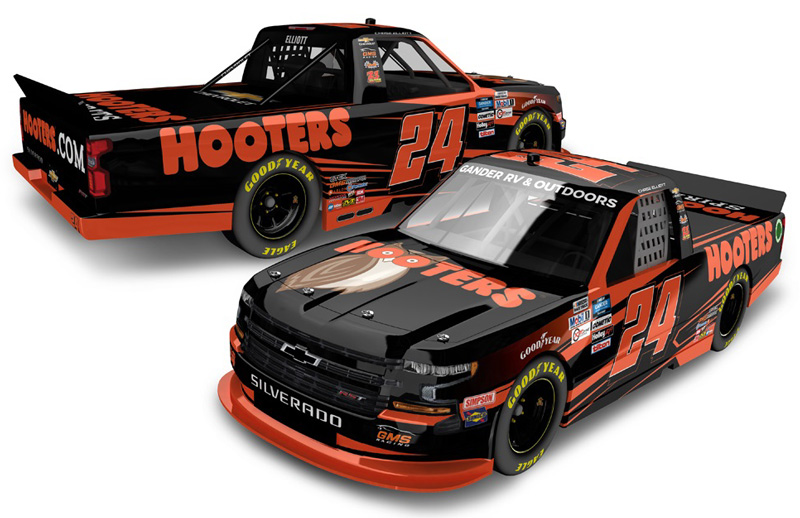 2020 Chase Elliott #24 HOOTERS Truck 1:64 Scale 