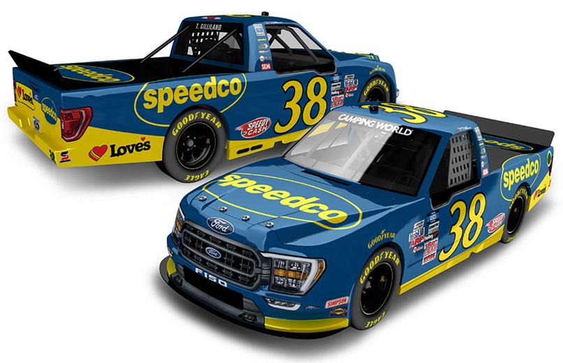 2021 Todd Gilliland #38 Speedco / Ford F-150 NASCAR Truck 1/24 diecast, by ...
